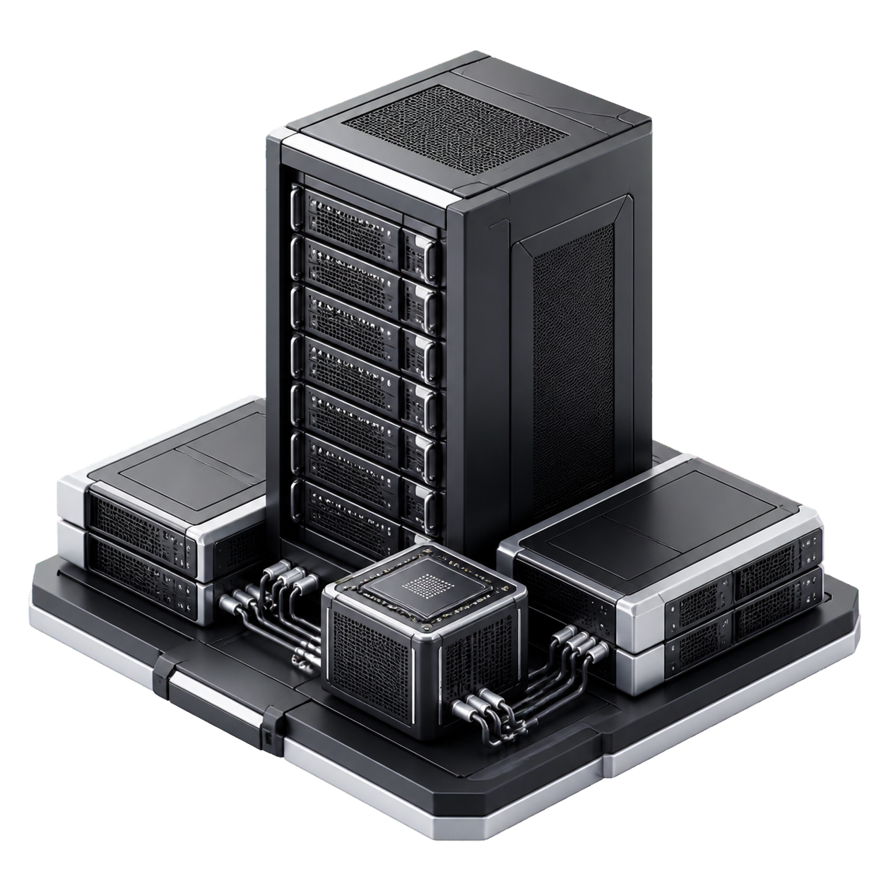 3D data center computing model