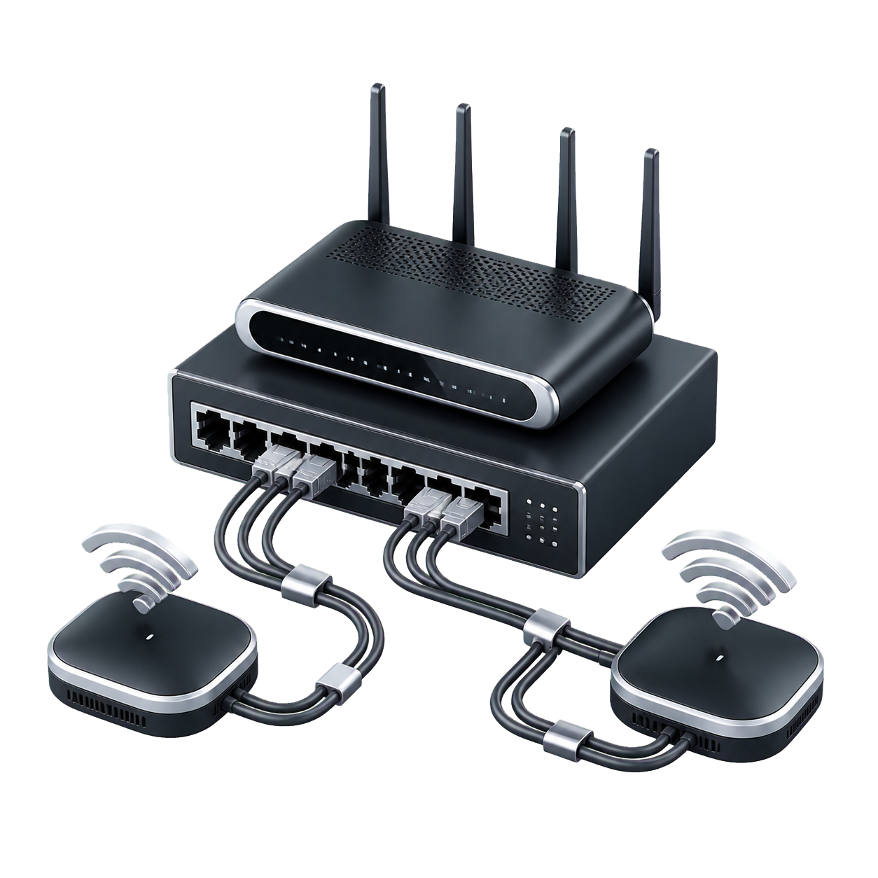 3D routing and switching model