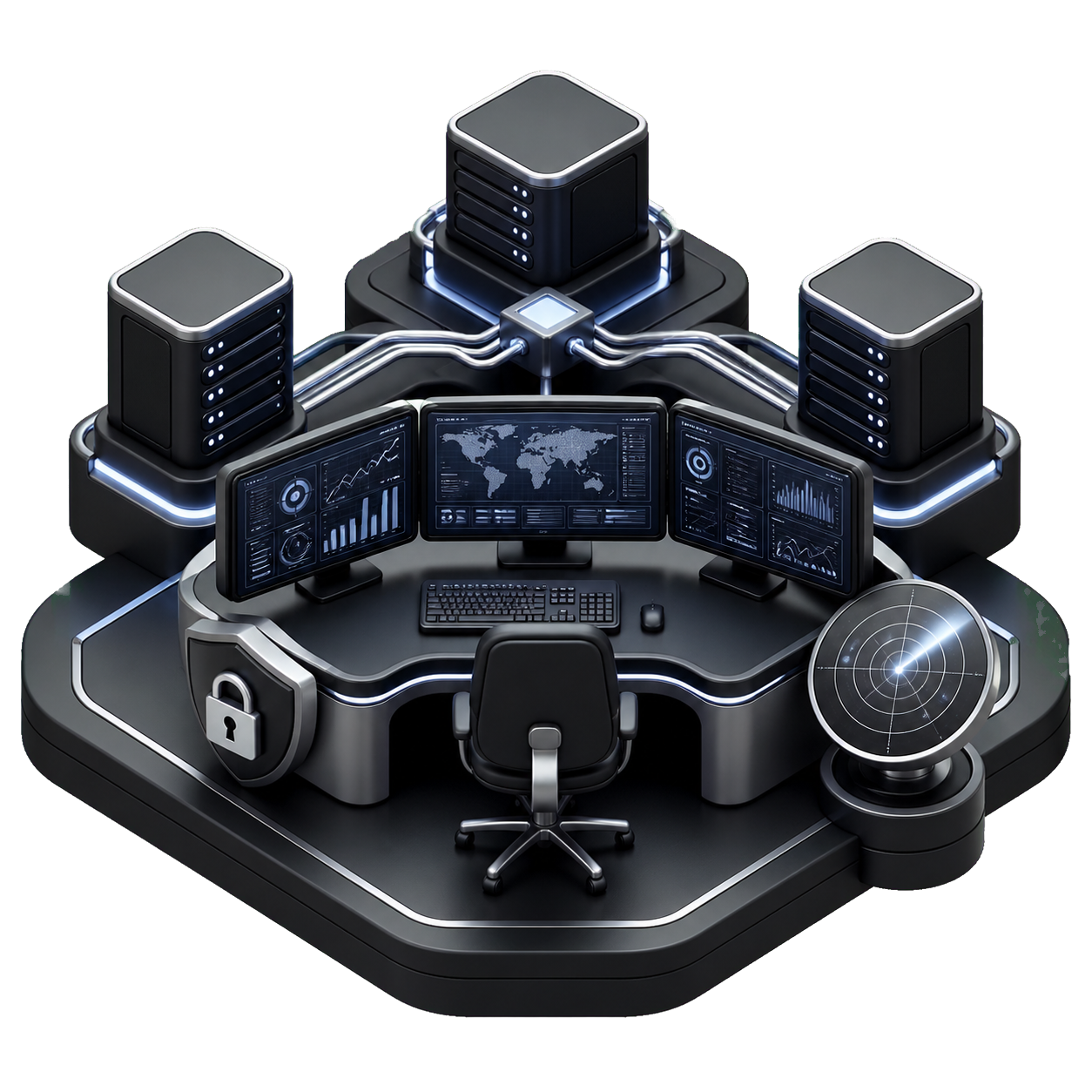 3D security devices model