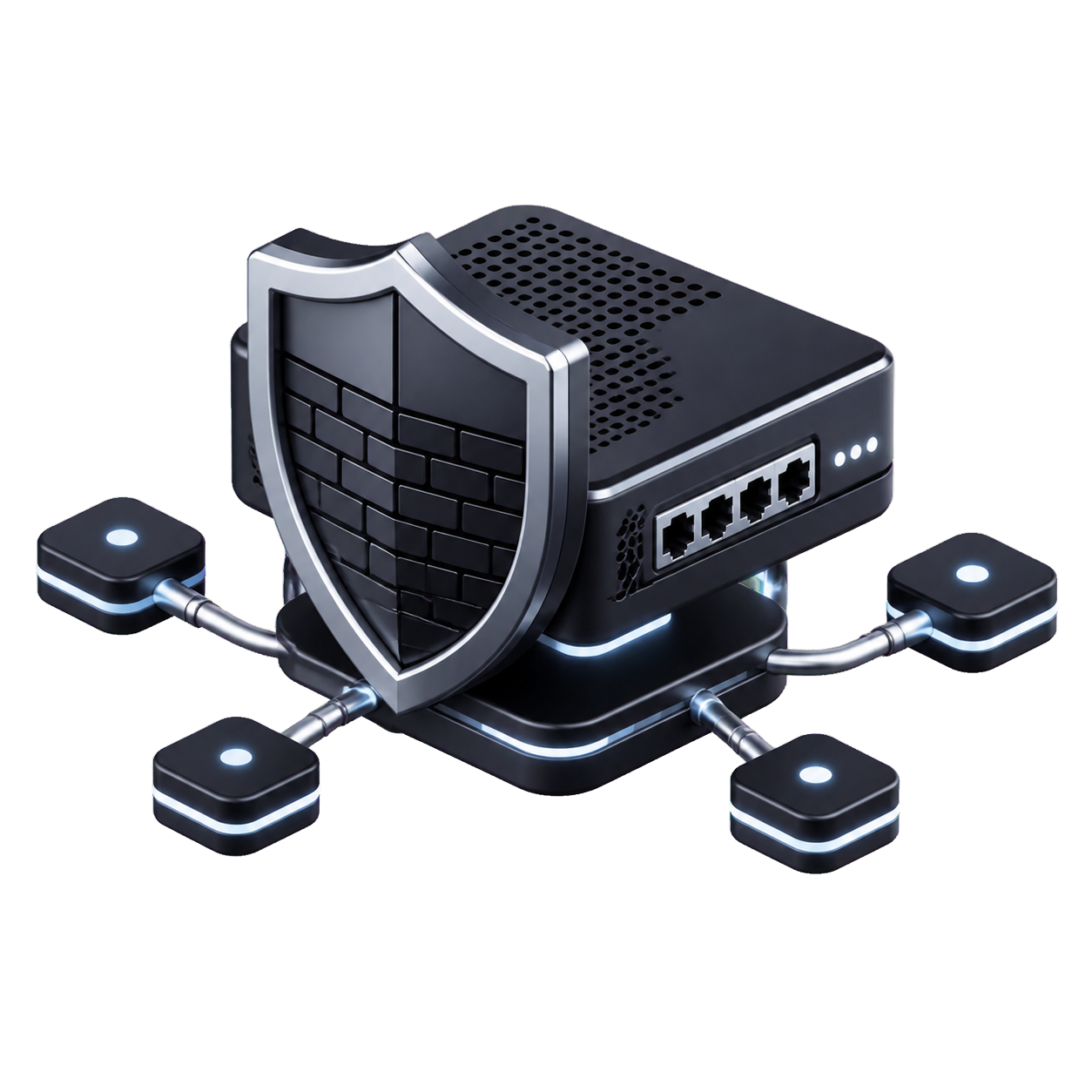 3D security operation center model